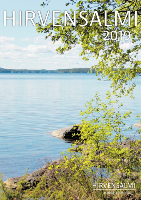 Hirvensalmi 2019 -matkailulehden kansi