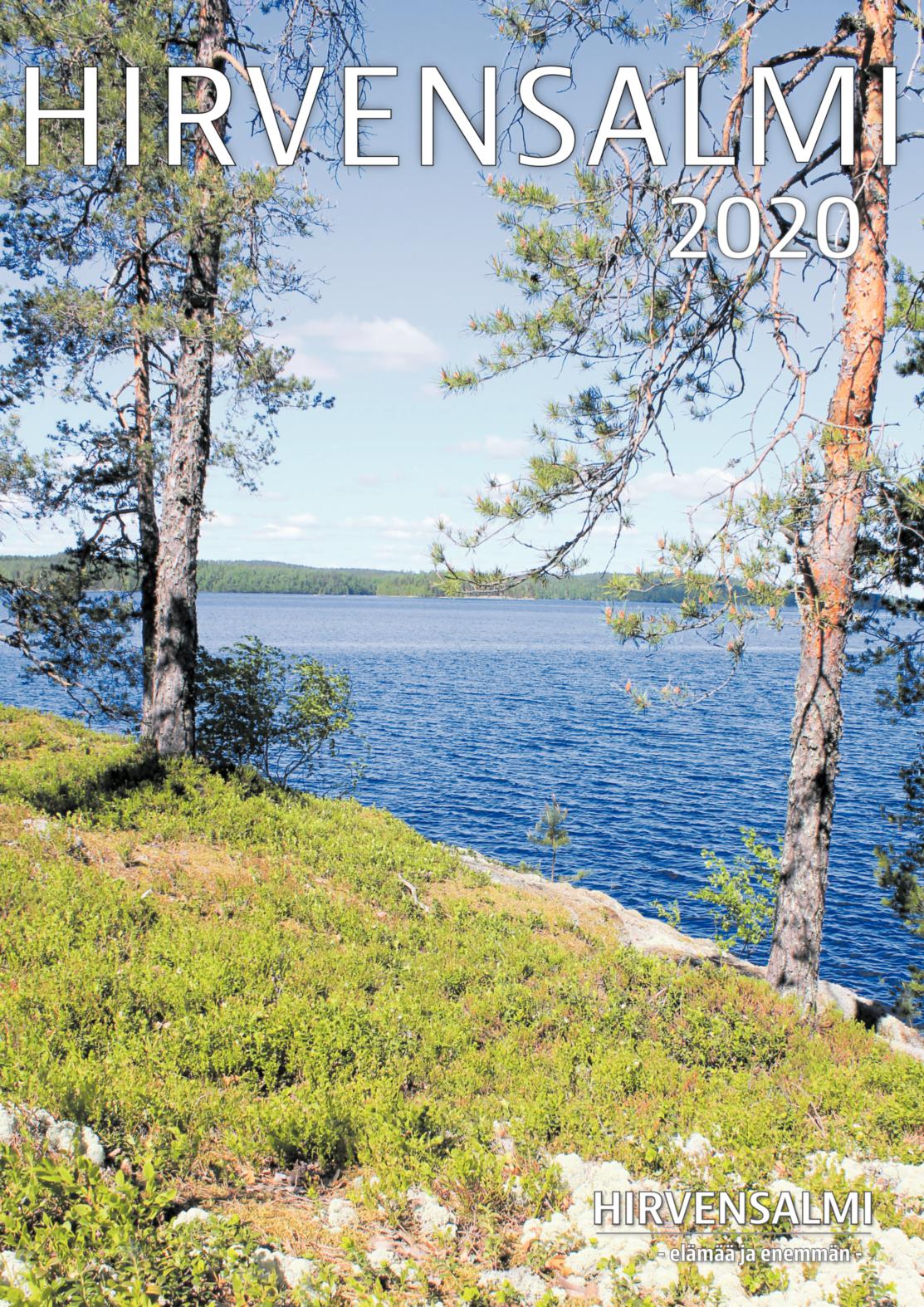 Hirvensalmi 2020 -matkailulehden kansi